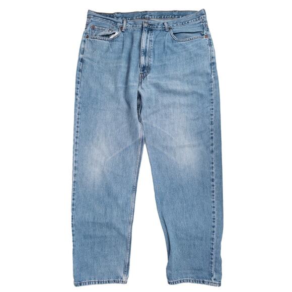 Levi’s 550 Relaxed Fit Tapered Leg Jeans Men’s 40x34 Light Wash Blue Denim - Picture 1 of 5